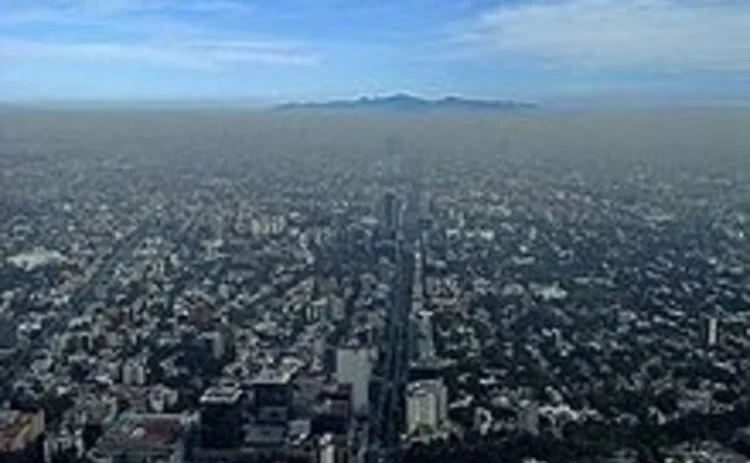 Smog over Mexico City