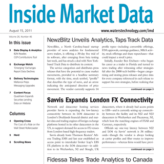 Inside Market Data Newsletter