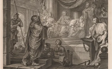 Paul before Félix by William Hogarth