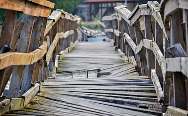 Broken bridge