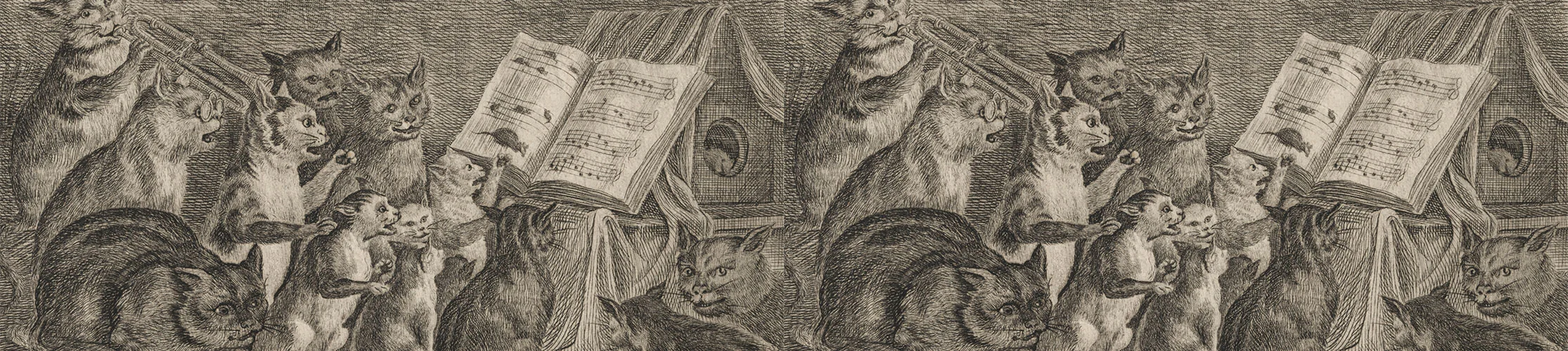 Concert of Cats illustration by Rudolph Ackermann