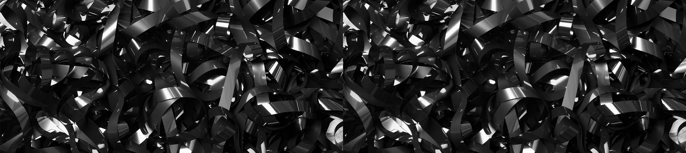 Piles of black tape