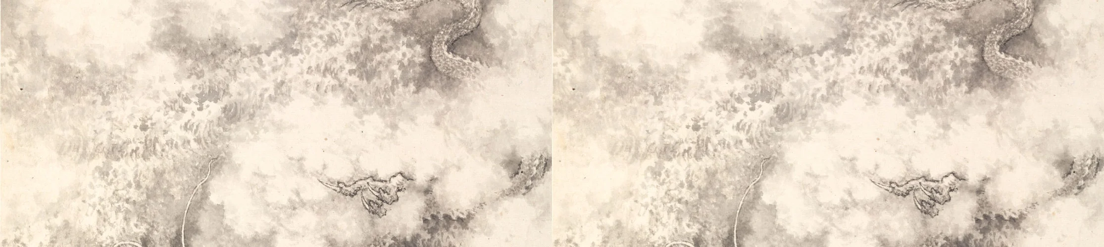 Dragon amid Clouds artwork by Min Zhen