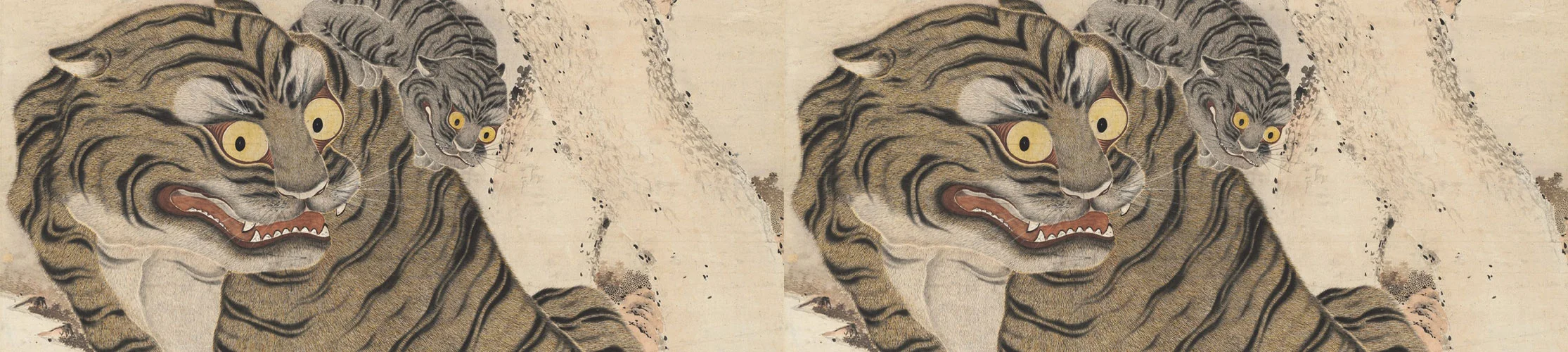 “Tiger Family,” which is attributed to the Joseon dynasty