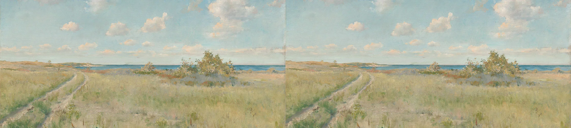 “The Old Road to the Sea” by William Merritt Chase
