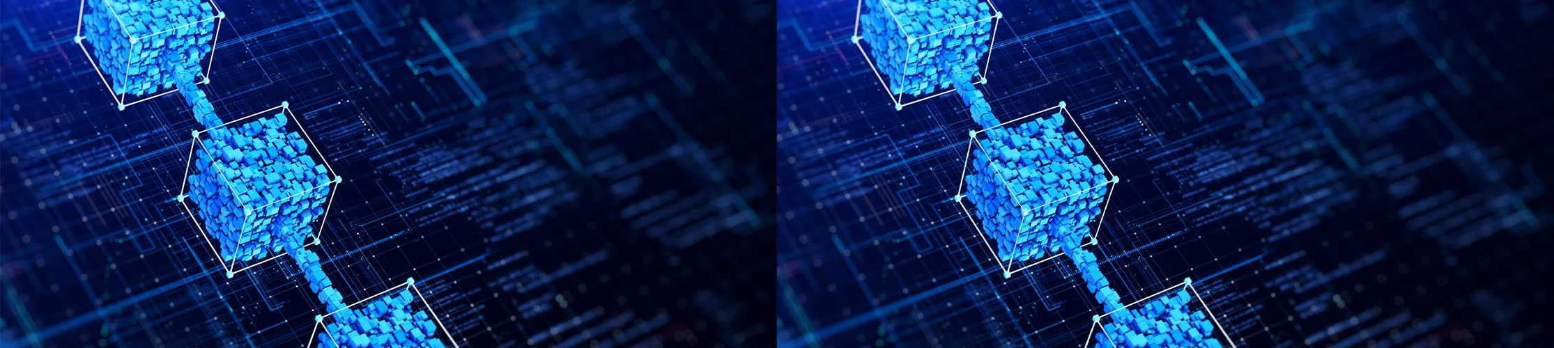 Blockchain abstract art