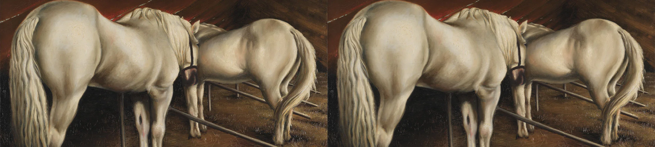 “Circus Horses” by Clarence Holbrook Carter