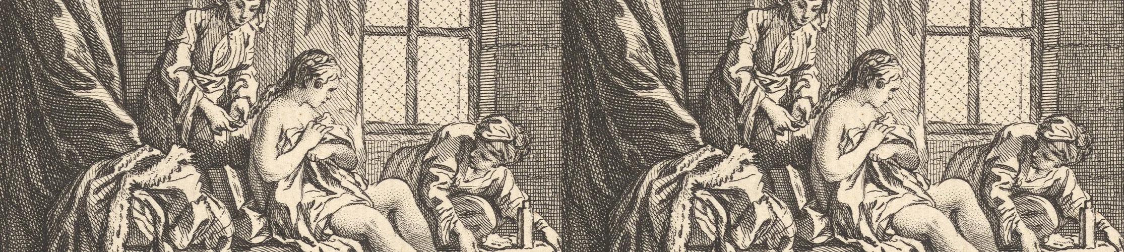 Sultana at Her Toilet by Claude Augustin Duflos le Jeune