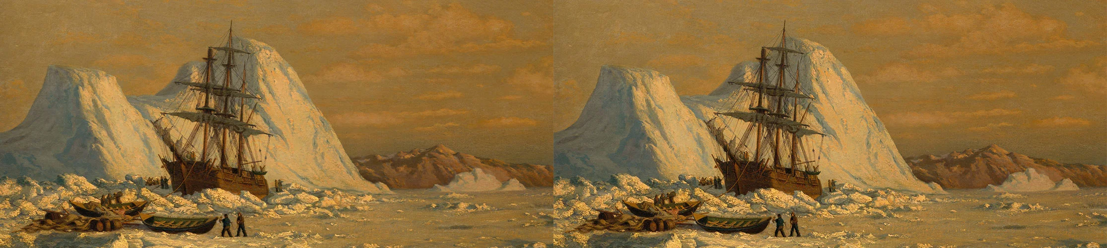 An Incident of Whaling painting