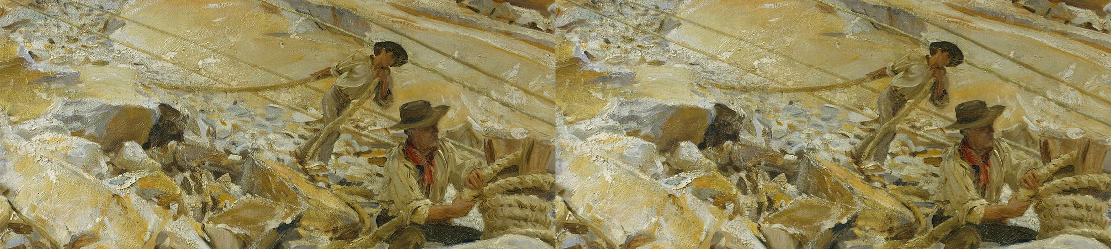 Bringing Down Marble from the Quarries to Carrara