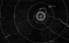 Map of our solar system with Halley’s and Faye’s comets. Vintage etching circa 19th century.