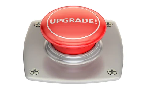 Upgrade red button