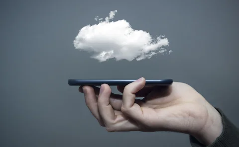 cloud over phone