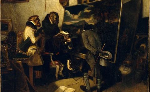 The Experts painting by Alexandre-Gabriel Decamps