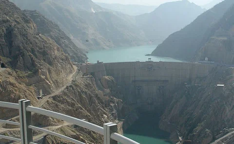 The Hoover Dam on Colorado River