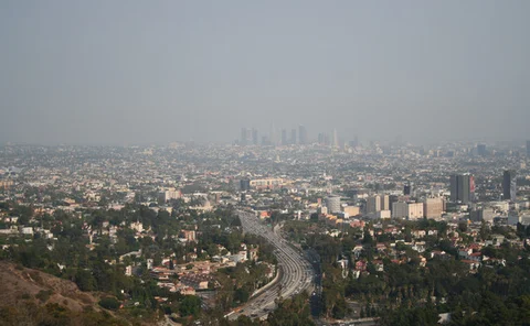 Smog over Los Angeles
