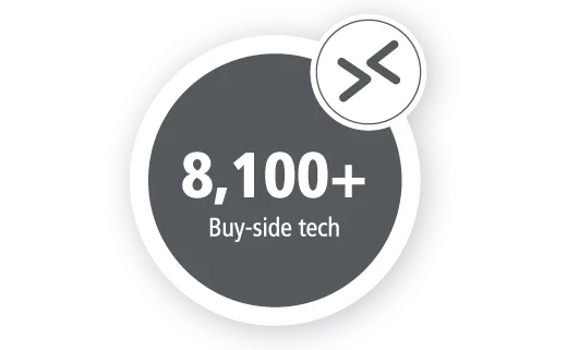 8,100+ Buy-side tech