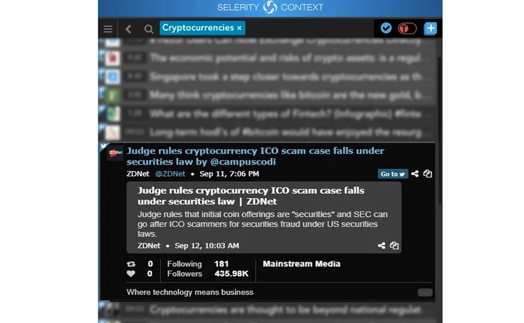 Selerity Context cryptocurrency screen selerity-context-cryptocurrency-screen