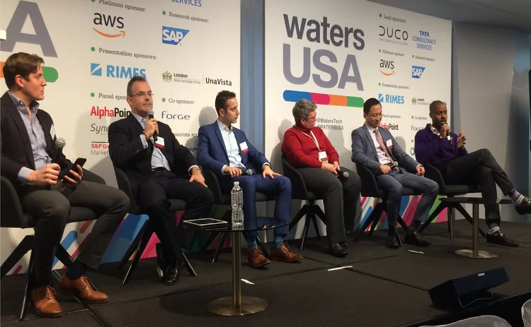 Waters USA 2018 panel: Alternative and Unstructured Data waters-usa-2018-alternative-unstructured-data-ben-rudin-miquel-noguer-alonso-david-coluccio-lisa-conner-mike-chen-michael-beal