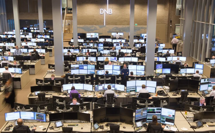 DNB Bank's tradign floor dnb-bank-trading-floor