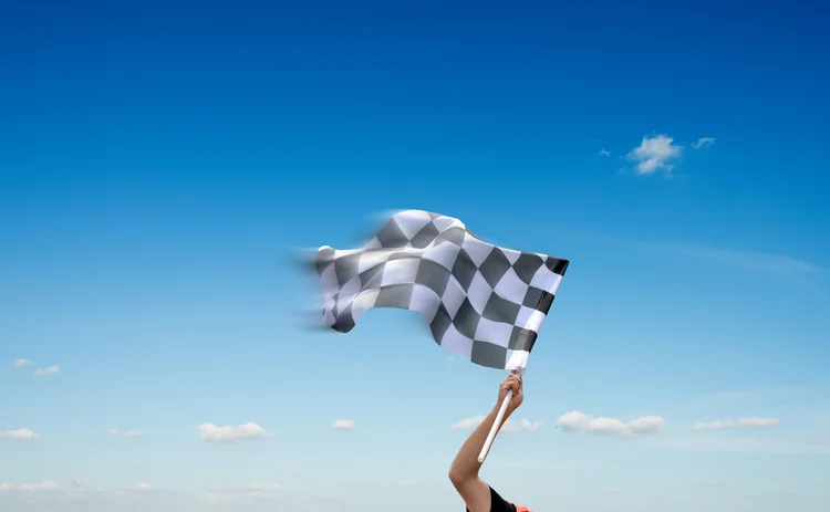 checkered flag