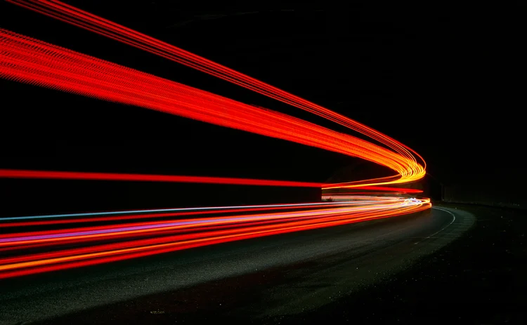 light in tunnel