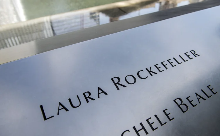 Laura Rockefeller memorial plaque