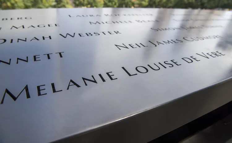Melanie de Vere memorial plaque