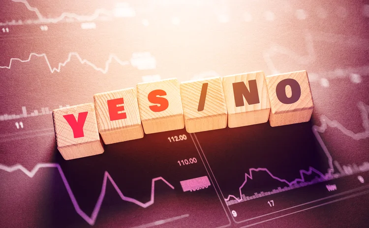Yes No dice on financial index surface