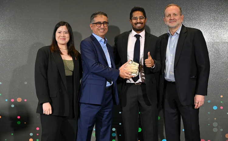 Award being presented