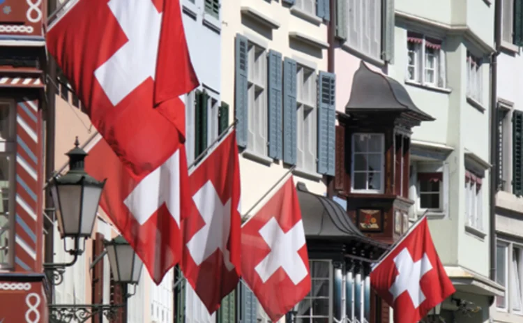 Swiss flags