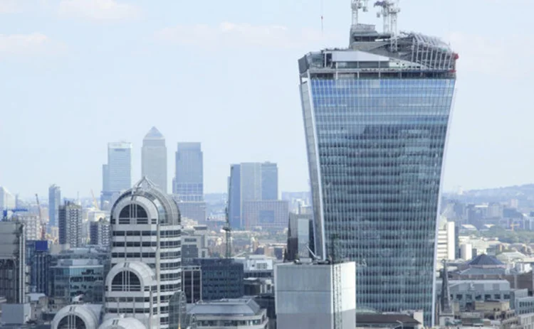 The Walkie Talkie building at 20 Fenchurch Street London