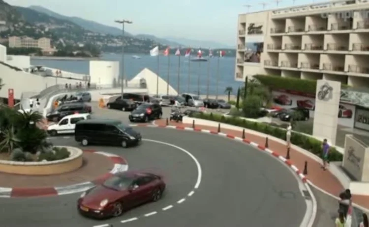 The harbour in Monte Carlo The harbour in Monte Carlo