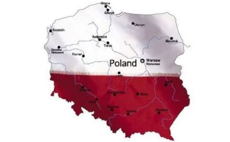 Map of Poland