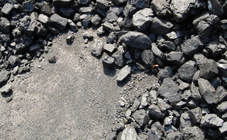Piles of coal Piles of coal