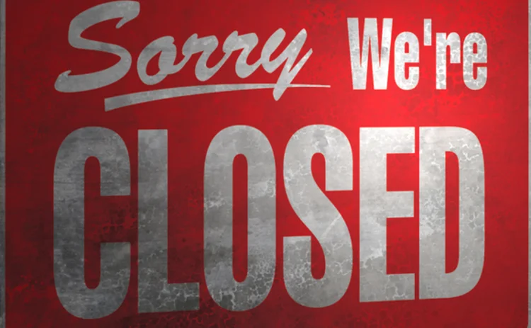 Closed sign Closed sign