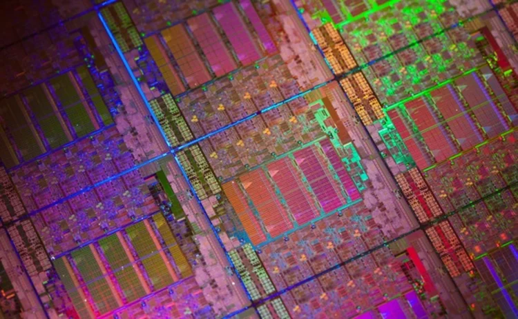 An Intel Xeon processor -- 2012's Sandy Bridge 