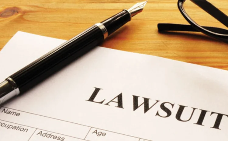 A lawsuit document A lawsuit document