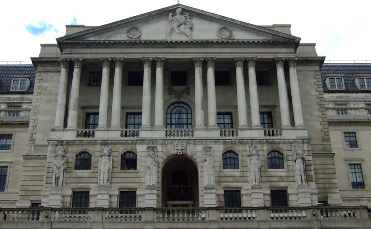 Front of Bank of England London Front of Bank of England London