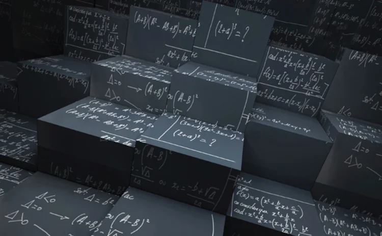 chalk-mathematical-equations-on-blackboard-cubes chalk-mathematical-equations-on-blackboard-cubes