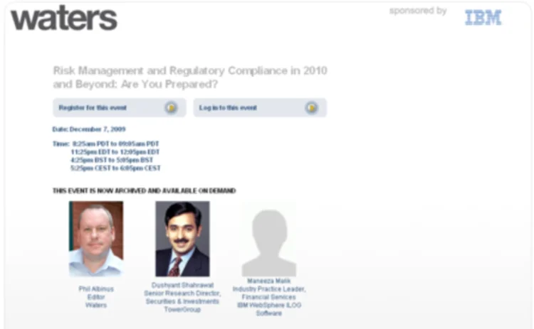 Risk Management and Regulatory Compliance Risk Management and Regulatory Compliance