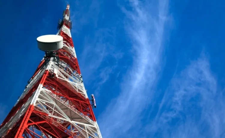 Radio mast used for telecoms connections such as 3G and 4G