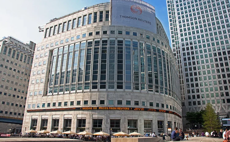 Thomson Reuters building in Canary Wharf Thomson Reuters building in Canary Wharf