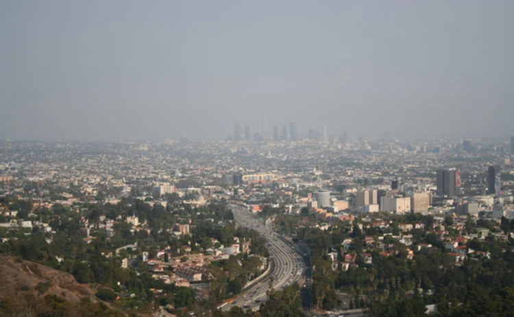 Smog over Los Angeles