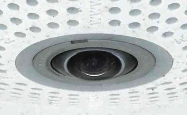 A Mobotix security camera A Mobotix security camera