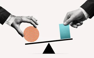 The concept of balance in business. - stock photo