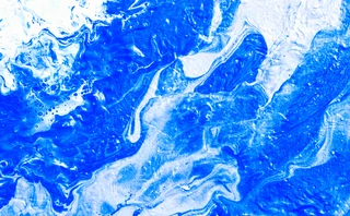 blue and white up close abstract watercolor painting