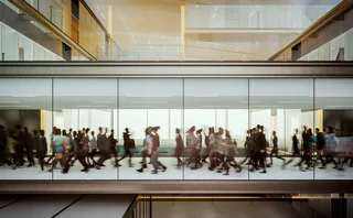 people moving