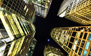 skyline with buildings