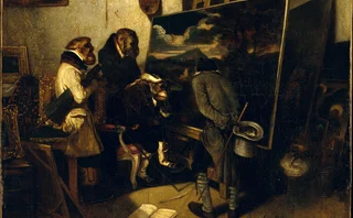 The Experts painting by Alexandre-Gabriel Decamps